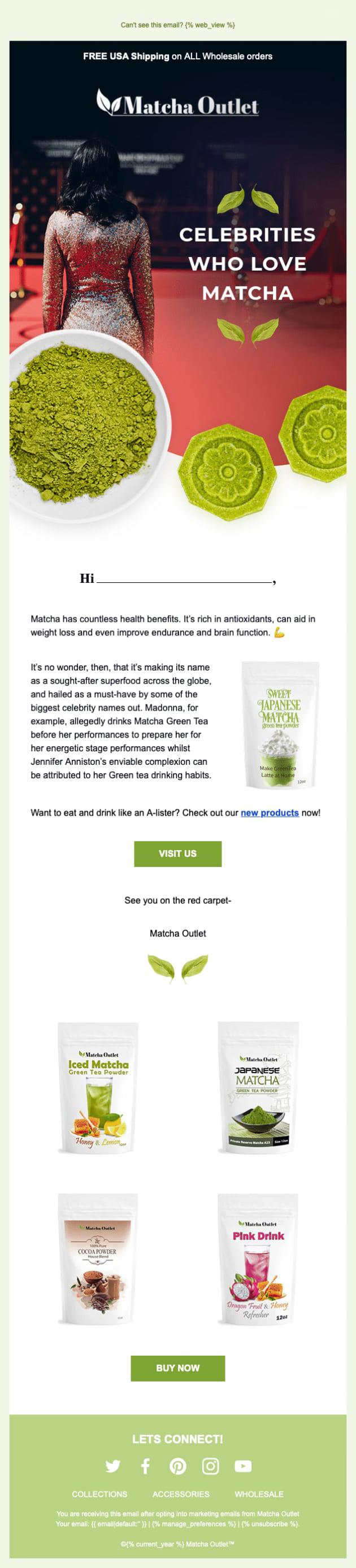 Celebrities Who Love Matcha Campaig design 2-1